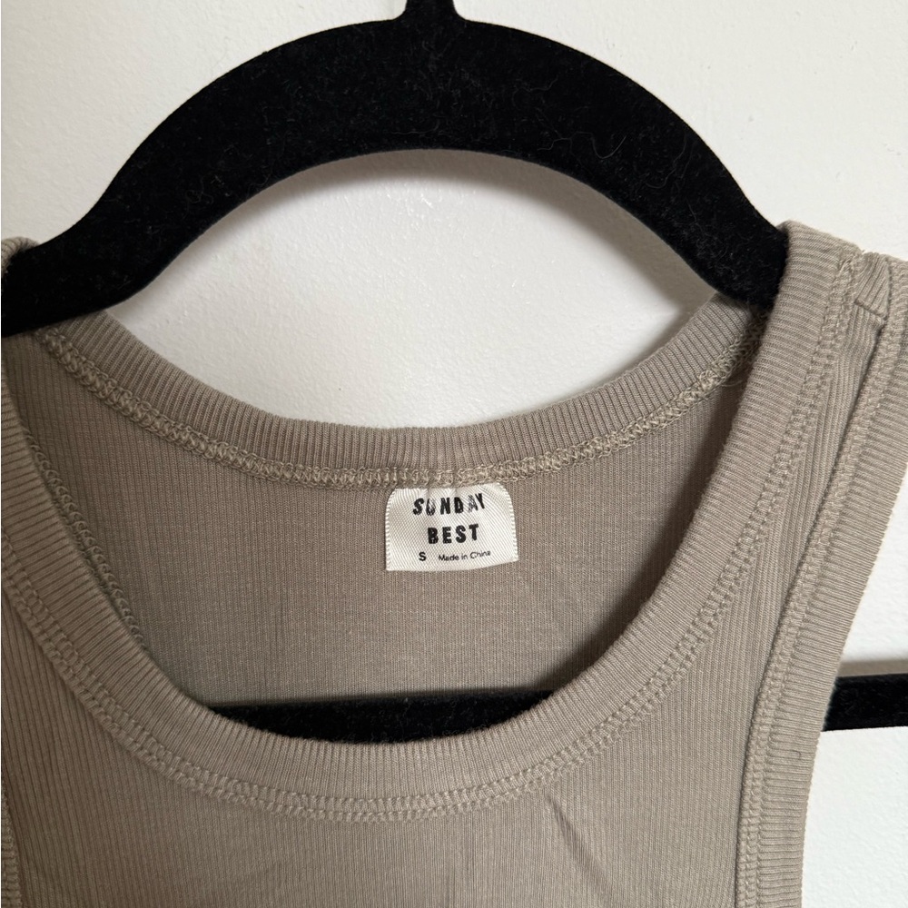 Sunday Best Ribbed Tank Top - Picture 3 of 5